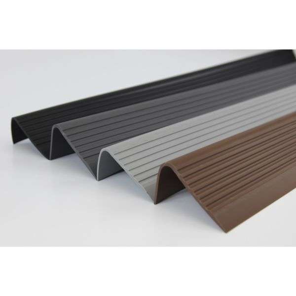 non slip flexible stair nosing 70x40mm 730 rgpd colour selection