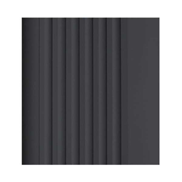 black non slip flexible stair nosing 70x40mm 730 rgpd closeup