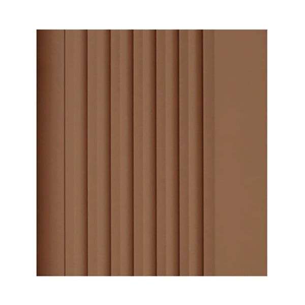 brown non slip flexible stair nosing 70x40mm 730 rgpd closeup